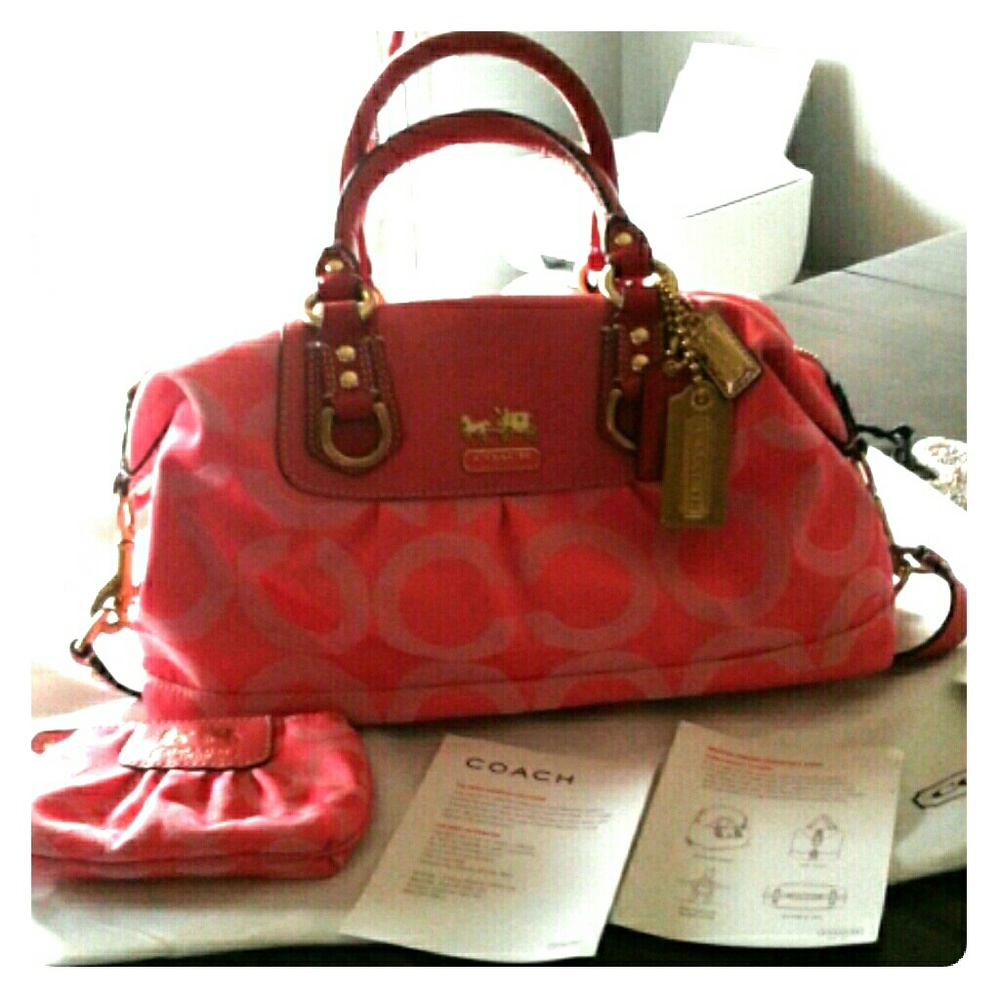 Coach authentic madison sabrina convertible strap